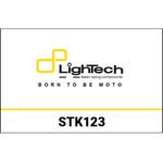 STK123 タンクプロテクション スティッカー - Trasparent Flag Italy LIGHTECH (ライテック)