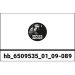6509535 01 09-089 Topcase - Set Journey topcase 40 black/silver incl. carrier for Honda CRF 300 Rally (2021-) HEPCO&BECKER (ヘプコ&ベッカー)