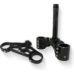 PS511B Triple clamps Ducati 1098 1198 Φ53-53 mm - Adjustable offset ブラック CNC Racing (シーエヌシーレーシング)