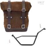 Waxed suede サイドパニアケース + 左 サブフレーム Bmw GS 850/1100/1150 e AD | U002-1524SX UnitGarage (ユニットガレージ)