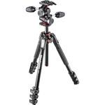 190プロアルミニウム三脚4段 +RC2付3ウェイ雲台キット Manfrotto