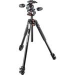 190プロアルミニウム三脚3段 +RC2付3ウェイ雲台キット Manfrotto