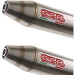 QUSP.140DE.DEATV エキゾーストシステム  Kawasaki Kfx 700 2004/11 Pair Homologated full line exhaustDeeptone Atv GPR Exhaust (ジーピーアールエキゾースト)
