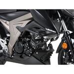 5013536 00 01 エンジンプロテクションバー ブラック Suzuki GSX-S 125 / 2017 HEPCO&BECKER (ヘプコ&ベッカー)