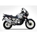 カーボン レーシング スリップオン + カーボンエンドキャップ HONDA アフリカツイン 750 (1993-2000) ZARD (ザード)