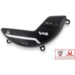 PR310BPR クラッチカバー PROTECTOR DUCATI PANIGALE V4 - PRAMAC RACING LIMITED EDITION ブラック/Silver CNC Racing (シーエヌシーレーシング)