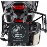 6539521 00 01 サイドキャリア パーマネントマウント - ブラック Honda CRF 1100 L アフリカツイン (2019-) HEPCO&BECKER (ヘプコ&ベッカー)