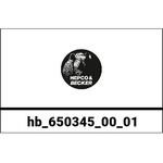 650345 00 01 サイドキャリア パーマネントマウント ブラック Suzuki DR ビッグ 750 until 1988 HEPCO&BECKER (ヘプコ&ベッカー)