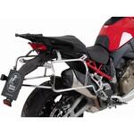 6517614 00 22 サイドケースホルダー + Xplorer(Cutout)セット， シルバー DUCATI ムルティストラーダ V4 HEPCO&BECKER (ヘプコ&ベッカー)