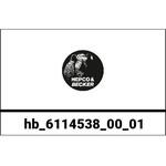 6114538 00 01 シーシーバー (リアラック付) ブラック Yamaha XV 950 / R HEPCO&BECKER (ヘプコ&ベッカー)