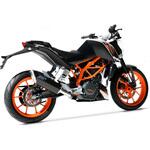 ZKTM224APR ステンレススチール -ALU レーシング スリップオン KTM DUKE 390 (2010-2012) ZARD (ザード)