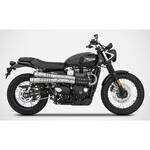 ZTPH086SSO ステンレススチール スリップオン TRIUMPH STREET スクランブラー (2017-2019) ZARD (ザード)