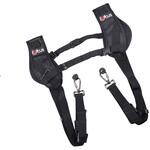 カメラ用ハーネスダブルショルダーストラップ長さ調整可能2台携帯用 bitstrong