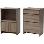 キッチンカウンター キッチンラック 2点セット ゴミ箱上ラック & 引き出し YAMAZEN(山善)