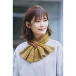 通すだけ華やかニットマフラー コジット