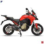 D21008040TTC スリップオン exhaust homologated TITAN-TITAN-CARBON for Ducati Multistrada V4 2021-2023 Termignoni (テルミニョーニ)