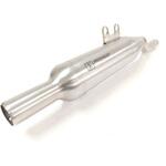 HB5039SS スリップオン マフラー - IRONHEAD ROUND MATT INOX， RACING