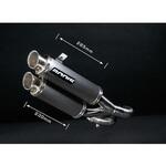 YFZ1-010 スリップオンマフラー ステンレス グラウンド GPX2 for FZ1(2006-) BODIS (ボディス)