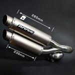 HCB1000R-003 スリップオンマフラー ステンレス/フルチタン GPX2 CB1000R(08-) BODIS (ボディス)