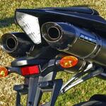 YR1-043 スリップオンマフラー セット ステンレス/フルチタン オーバル Q2C YZF R1(07-08) BODIS (ボディス)