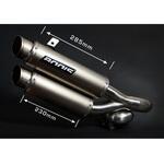 HCBR1000-014 スリップオンマフラー 総チタン製 GPX2 FIREBLADE CBR1000RR(08-) BODIS (ボディス)