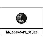 6504541 01 02 チューブトップケースキャリア クロム Yamaha SR 400 HEPCO&BECKER (ヘプコ&ベッカー)