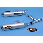 S/AAA/37/BC デュアルマフラー Amacal &Oslash； 100 クロム + アルミニウム Suzuki DR 650 RS/RSE (90-) Marving Exhaust (マービングエキゾースト)