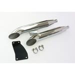 H/CP37/BC デュアルマフラー Legend クロム Honda VT 750 BLACK WIDOW Marving Exhaust (マービングエキゾースト)