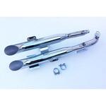 S/CP33/BC デュアルマフラー Legend クロム Suzuki VZ 800 MARAUDER 99 Marving Exhaust (マービングエキゾースト)