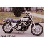 Y/CP12/BC デュアルマフラー Legend クロム Yamaha 1200 V MAX Marving Exhaust (マービングエキゾースト)