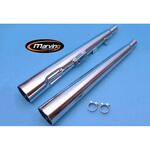 S/2048/BC デュアルマフラー Marvi クロム Suzuki GSX 250 Marving Exhaust (マービングエキゾースト)