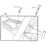 410624 00 02 フェンダーガード BMW R 850 / 1200 C HEPCO&BECKER (ヘプコ&ベッカー)