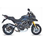 ZD0531ASO ブラックステンレススチール -ALU スリップオン DUCATI MULTISTRADA 1200 (2010-2014) ZARD (ザード)