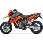 ZKTM221ASO ブラックステンレススチール -ALU スリップオン KTM 950 SM/SMT (2006-2008) ZARD (ザード)