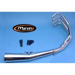 H/3302/BC フルシステム 4/1 Master クロム Honda CB 500 FOUR Marving Exhaust (マービングエキゾースト)