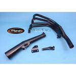 フルシステム 4/1 Master ブラック Kawasaki Z 750 GP UNI-TRAK (83-) Marving Exhaust (マービングエキゾースト)