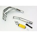 H/00/BC フルシステム 4/1 レーシング クロム Honda CB 750 KZ Marving Exhaust (マービングエキゾースト)
