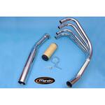 K/27/BC フルシステム 4/1 レーシング クロム Kawasaki Z 1000/1000 MK II (77) Marving Exhaust (マービングエキゾースト)