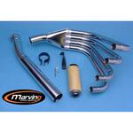 K/26/BC フルシステム 4/1 レーシング クロム Kawasaki Z 900 Marving Exhaust (マービングエキゾースト)