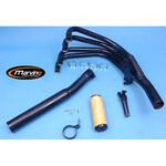 K/50/NC フルシステム 4/1 レーシング ブラック Kawasaki Z 750 GP UNI-TRAK (83-) Marving Exhaust (マービングエキゾースト)