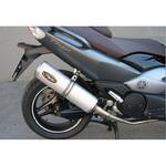 EU/ALO/Y62 フルシステム スモールオーバル = 94x124 Superline アルミニウム Yamaha T-MAX 500 08 (09-1 Marving Exhaust (マービングエキゾースト)
