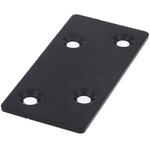 FRT-016 fort黒塗装 2X4用金具 プレートP1-BK fort