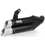 フルシステムマフラー - DUAL HYPERLOW BLACK XL， EU HOMOLOGATED IXIL (イクシルサイレンサー)