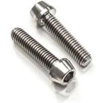 KV405X フロントスプロケットカバー screws M6x16 (2 pcs) - Titanium Titanium CNC Racing (シーエヌシーレーシング)