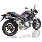 ヘッダキット + 2＞2 ステンレススチール -チタン レーシング スリップオン DUCATI MONSTER S2R 800 (2006-2008) ZARD (ザード)