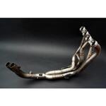 MF4-010 マニフォールド フルチタン Quattro FR Racing 交換用キャタライザーパイプ付 for F4(04-09) BODIS (ボディス)