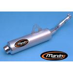 S/AAA/46/BC マフラー Amacal &Oslash； 100 クロム + アルミニウム Suzuki DR 350 Marving Exhaust (マービングエキゾースト)