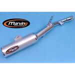 H/AAA/66/BC マフラー Amacal &Oslash； 89 Cromium + アルミニウム Honda NX 250 Marving Exhaust (マービングエキゾースト)