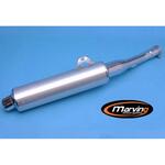 Y/2160/BC マフラー Cylindrical &Oslash； 114 クロム + アルミニウム Yamaha GTS 1000 Marving Exhaust (マービングエキゾースト)