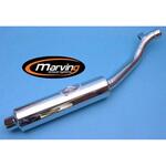 S/2128/BC マフラー Cylindrical &Oslash； 114 クロム Suzuki GSX 750 R (89-91) Marving Exhaust (マービングエキゾースト)